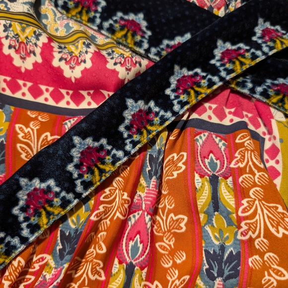 Anthropologie Multicolor Patchwork Robe - Picture 3 of 6